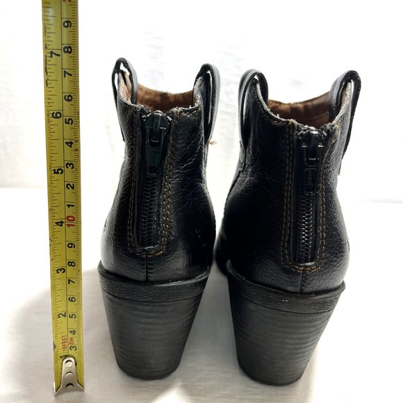BOC Born Concepts - LEATHER Ankle Boots - Booties with Block Heel - 7M - Picture 5 of 8